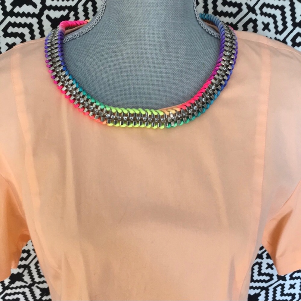 Moschino dress brand new with tags. Runs smaller.